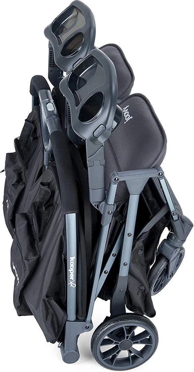 Joovy Kooper X2 Dubbele Buggy - Black - Duo Buggy 4 Joovy Kooper X2 Dubbele Buggy - Black - Duo Buggy - Afbeelding 2