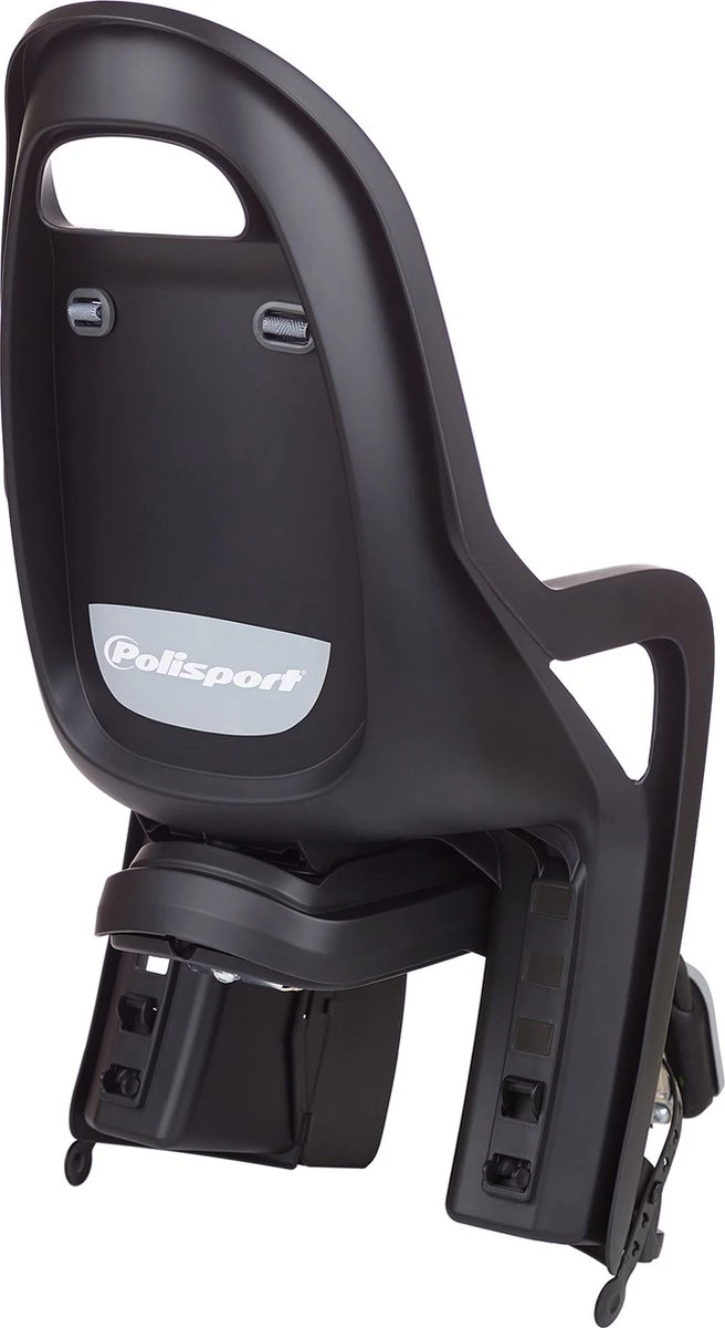 Polisport Groovy FF Fietsstoeltje Achter - Zwart/Grijs 4 Polisport Groovy FF Fietsstoeltje Achter - Zwart/Grijs - Afbeelding 2