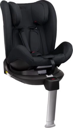 Autostoel Novi Baby® David Premium 0-1-2-3 Isofix 360° Rotation All Black -Kinderwagen- En Accessoirewinkel 682x1200 2