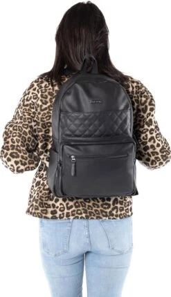 Kidzroom Popular Luiertas Rugzak - Zwart‎‎ - Verschoonmatje - Flessenhouder -Kinderwagen- En Accessoirewinkel 689x1200 3