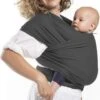 Baby Draagdoek - Babywrap - Baby Carrier - Babydrager - Buikdrager Baby – Baby Draagzak - Baby Sling | Luminatic® | Ergonomisch | Met Tasje | Donker Grijs -Kinderwagen- En Accessoirewinkel 696x1200 2