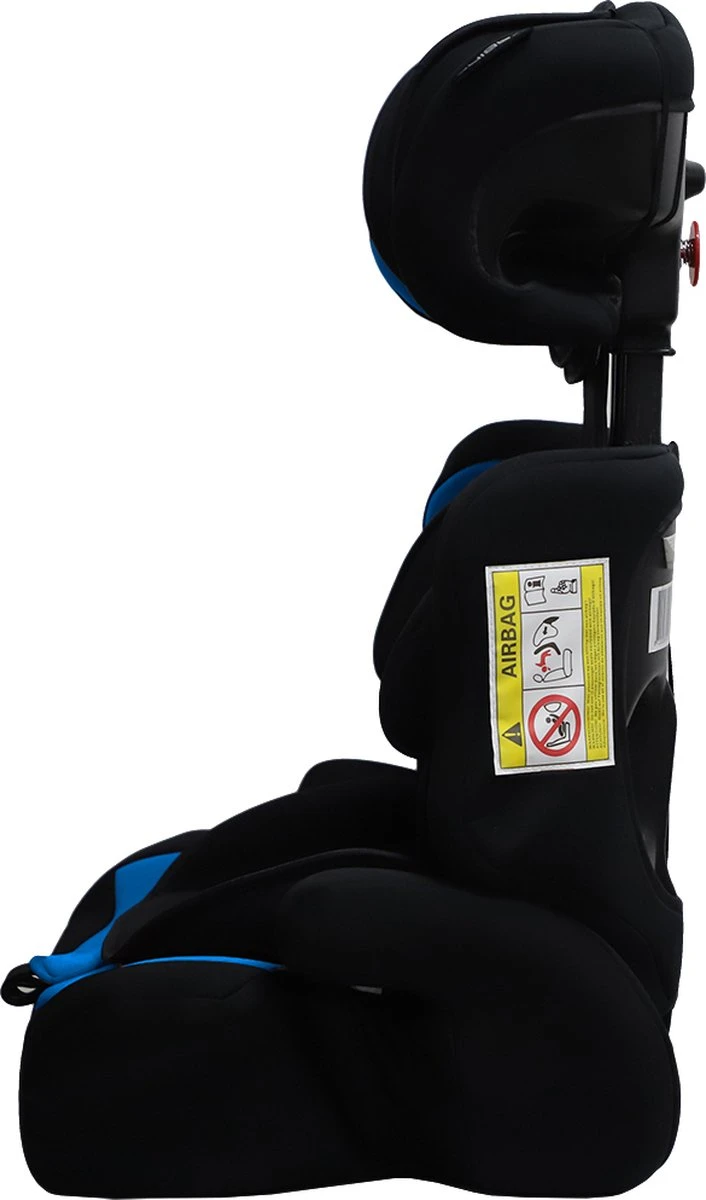 Cabino Autostoel Groep 1/2/3 (9-36kg) - Zwart-Blauw 4 Cabino Autostoel Groep 1/2/3 (9-36kg) - Zwart-Blauw - Afbeelding 2