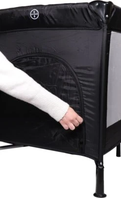 Ding Deluxe Black Campingbedje Incl. Bodemverhoger -Kinderwagen- En Accessoirewinkel 734x1200 9