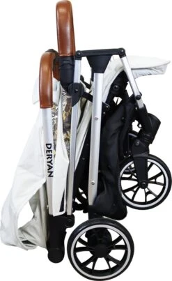 Deryan Luxe Rolo Luxe Lichtgewicht Buggy - Zoo Creme -Kinderwagen- En Accessoirewinkel 735x1200