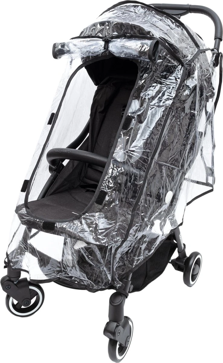 Hamilton By Yoop Buggy Regenhoes - Waterdicht Winddicht En Stofdicht Regenscherm Met Klittenbandsluiting - Transparant Weerschild Kinderwagen 8 Hamilton By Yoop Buggy Regenhoes - Waterdicht Winddicht En Stofdicht Regenscherm Met Klittenbandsluiting - Transparant Weerschild Kinderwagen - Afbeelding 6