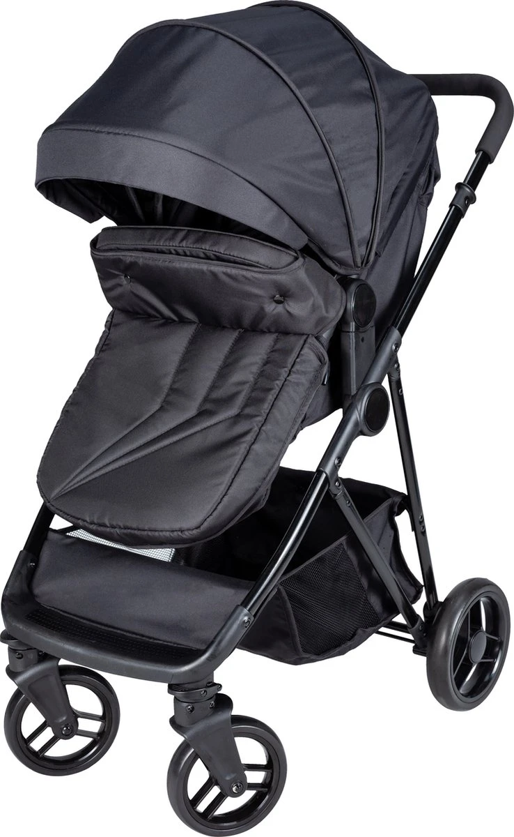 Bebies First Combi 3 In 1 Kinderwagen Optima- Zwart - Inc. Reiswieg, Zitting & Autostoel 11 Bebies First Combi 3 In 1 Kinderwagen Optima- Zwart - Inc. Reiswieg, Zitting & Autostoel - Afbeelding 9