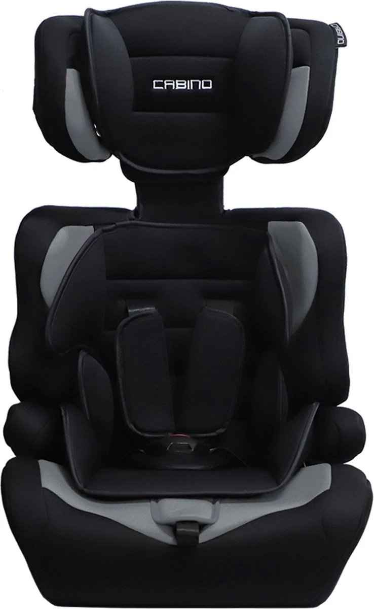 Cabino Autostoel Groep 1/2/3 (9-36kg) - Zwart-Grijs 11 Cabino Autostoel Groep 1/2/3 (9-36kg) - Zwart-Grijs - Afbeelding 9