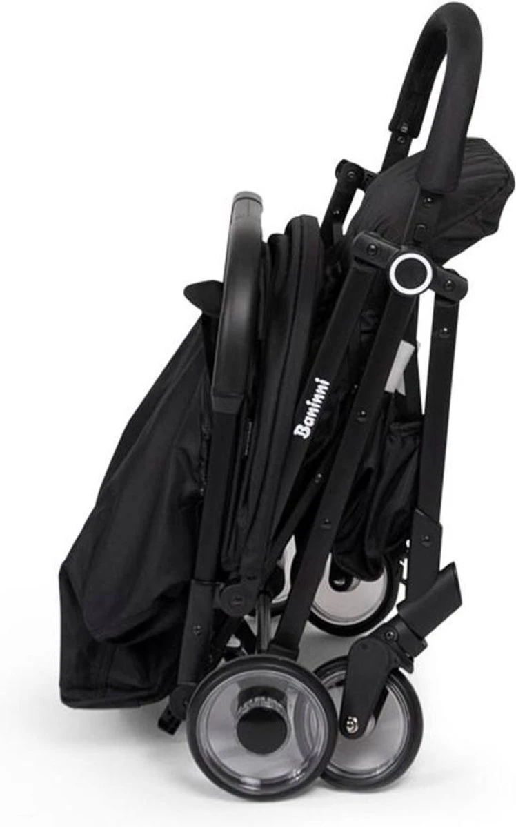 Baninni Automatisch Inklapbare Wandelwagen Vigo Zwart 8 Baninni Automatisch Inklapbare Wandelwagen Vigo Zwart - Afbeelding 6