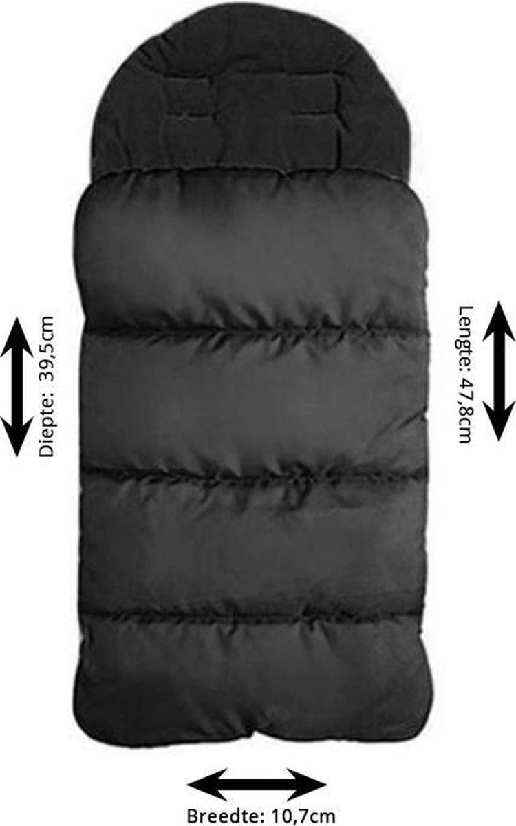 FEDEC Comfort Bag Voetenzak - Babywagen - Wandelwagen - Buggy - Blauw - 48 X 11 X 40cm 4 FEDEC Comfort Bag Voetenzak - Babywagen - Wandelwagen - Buggy - Blauw - 48 X 11 X 40cm - Afbeelding 2