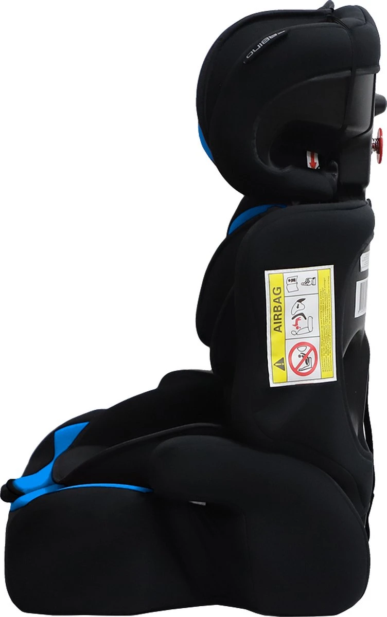 Cabino Autostoel Groep 1/2/3 (9-36kg) - Zwart-Blauw 9 Cabino Autostoel Groep 1/2/3 (9-36kg) - Zwart-Blauw - Afbeelding 7