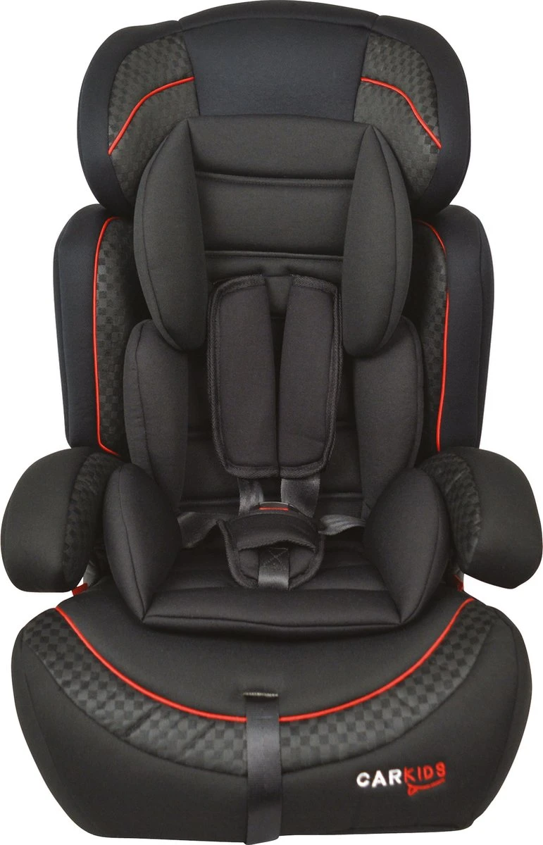 Carkids Verstelbaar Kinderautostoeltje Zwart En Rood | Kinderautostoel Groep 1-2-3 | Kinderen Van 9 Maanden-12 Jaar | 9-36 Kg 3 Carkids Verstelbaar Kinderautostoeltje Zwart En Rood | Kinderautostoel Groep 1-2-3 | Kinderen Van 9 Maanden-12 Jaar | 9-36 Kg