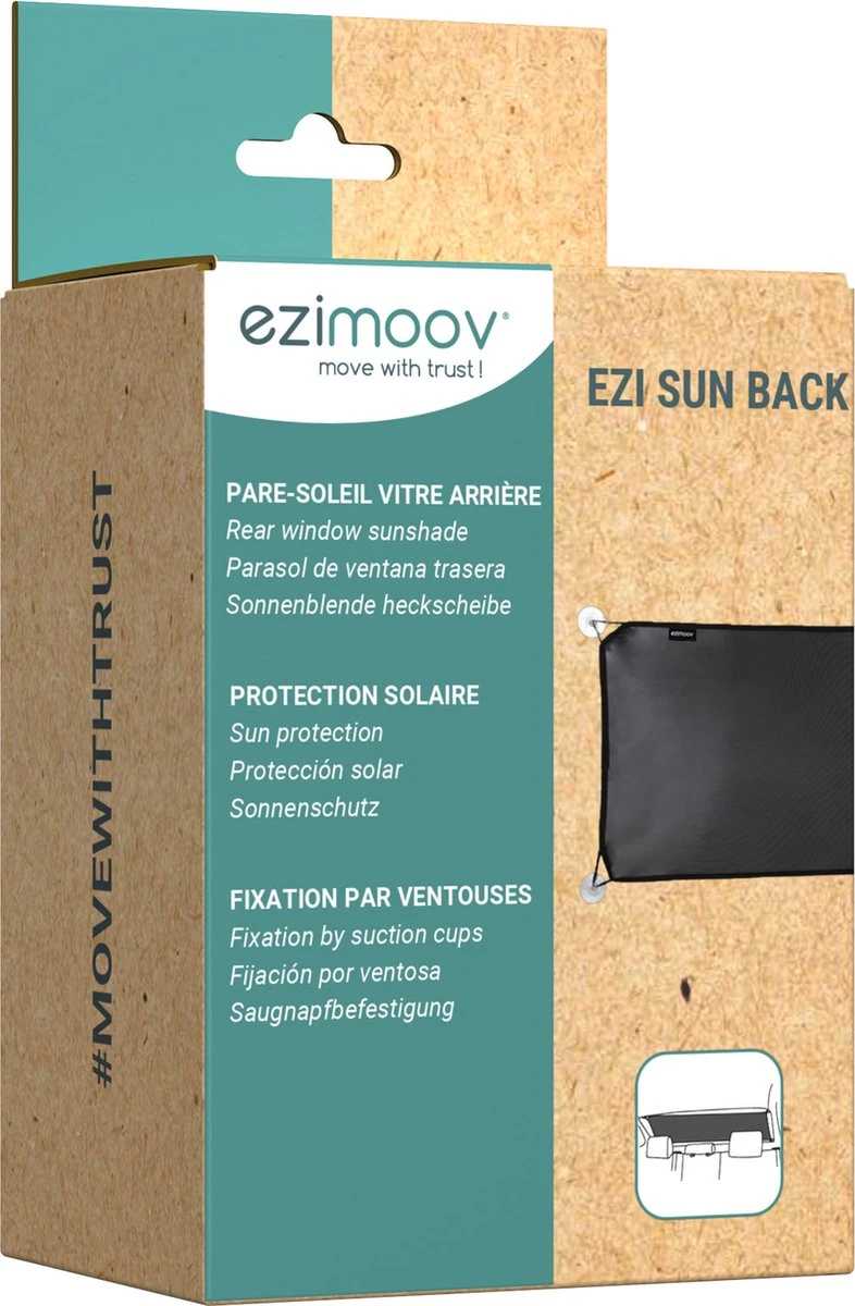 EZI SUN BACK - Zonnescherm Auto - Opvouwbaar - UV-beschermend - Achterruit - Autozonnescherm Achterruit 7 EZI SUN BACK - Zonnescherm Auto - Opvouwbaar - UV-beschermend - Achterruit - Autozonnescherm Achterruit - Afbeelding 5