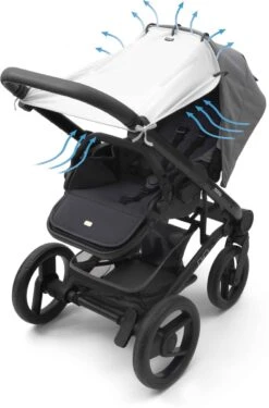 Dooky Universal Cover Zonnescherm Kinderwagen - Crème -Kinderwagen- En Accessoirewinkel 790x1200