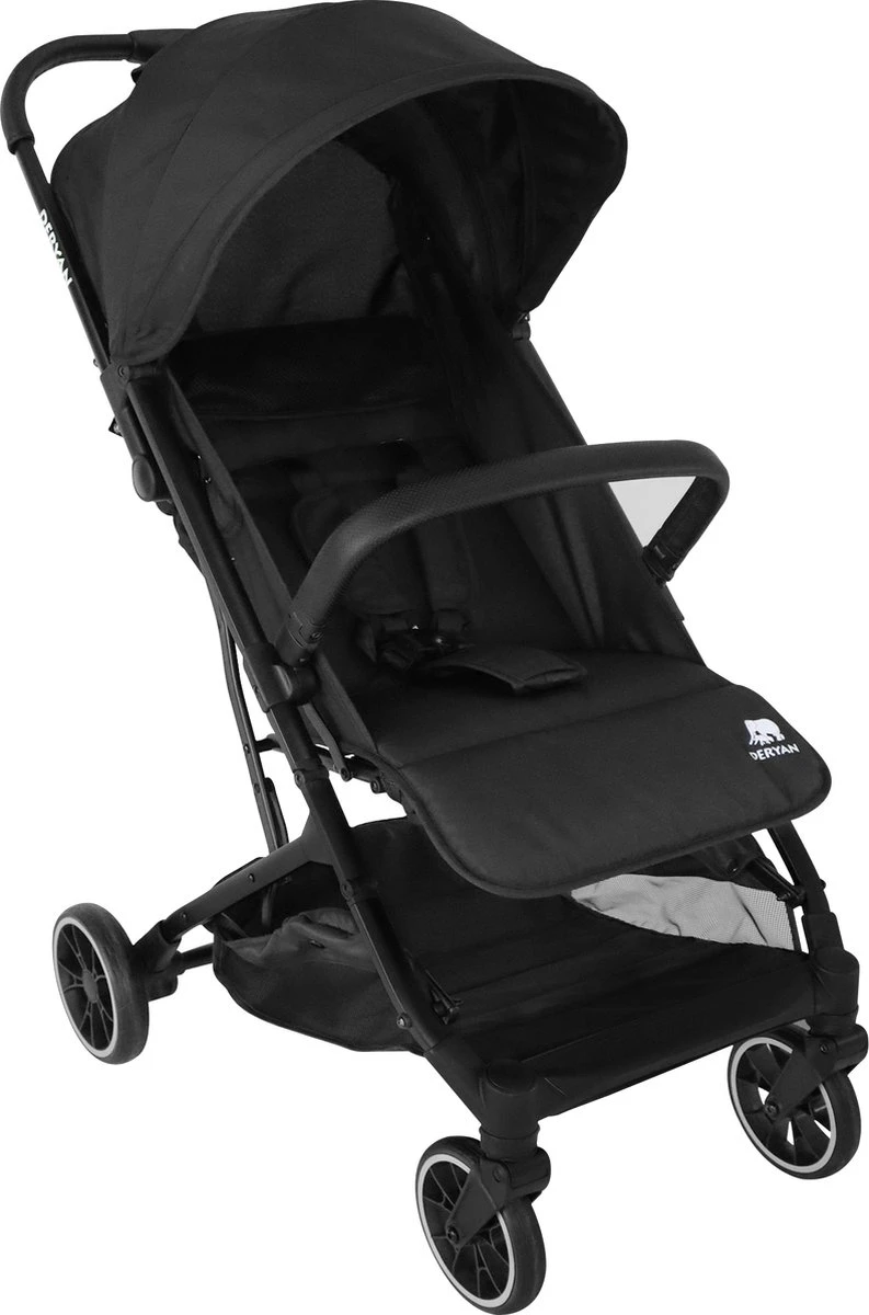 Deryan Rolo Luxe Lichtgewicht Buggy - Zwart 8 Deryan Rolo Luxe Lichtgewicht Buggy - Zwart - Afbeelding 6