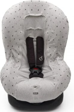 Dooky Seat Cover Groep 1 Autostoel Hoes Light Grey Crowns -Kinderwagen- En Accessoirewinkel 794x1200 1