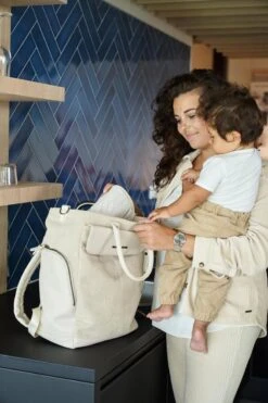 Little Company Luierrugtas - Tulum Rib Ecru -Kinderwagen- En Accessoirewinkel 799x1200 36