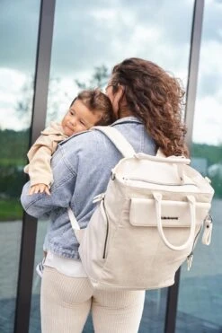 Little Company Luierrugtas - Tulum Rib Ecru -Kinderwagen- En Accessoirewinkel 799x1200 37
