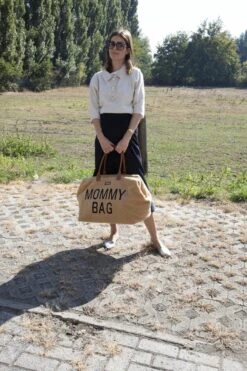 Childhome Mommy Bag Groot - Teddy - Beige -Kinderwagen- En Accessoirewinkel 799x1200 49
