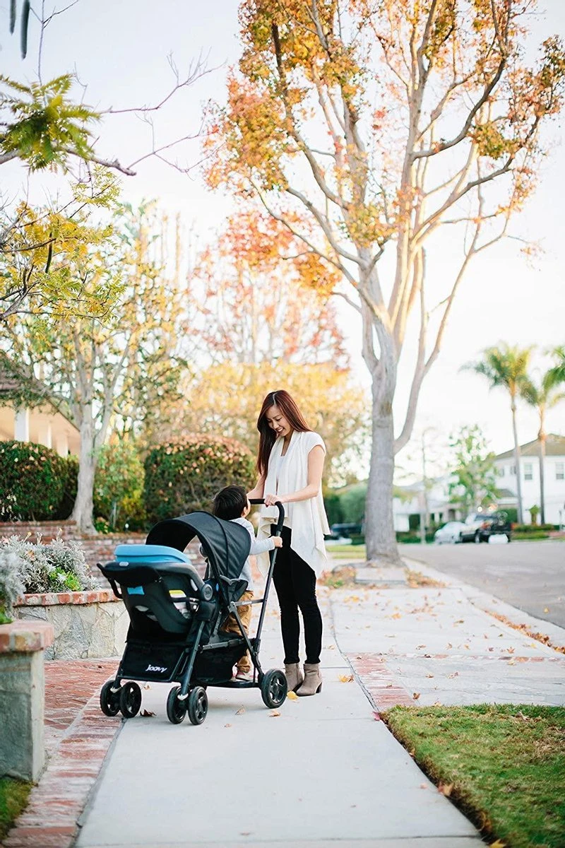 Joovy Caboose Graphite Stand On Tandem Buggy - Zwart - Duo Buggy - Dubbele Buggy 6 Joovy Caboose Graphite Stand On Tandem Buggy - Zwart - Duo Buggy - Dubbele Buggy - Afbeelding 4