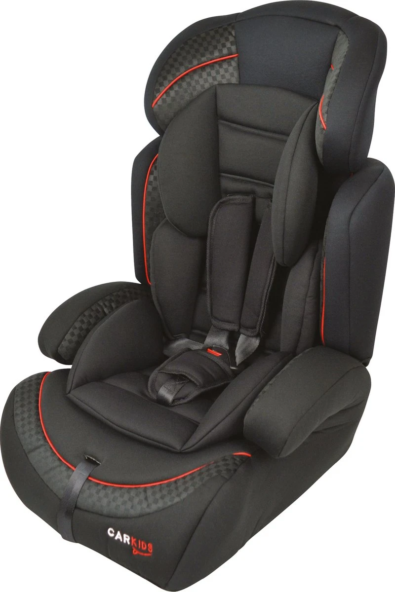 Carkids Verstelbaar Kinderautostoeltje Zwart En Rood | Kinderautostoel Groep 1-2-3 | Kinderen Van 9 Maanden-12 Jaar | 9-36 Kg 4 Carkids Verstelbaar Kinderautostoeltje Zwart En Rood | Kinderautostoel Groep 1-2-3 | Kinderen Van 9 Maanden-12 Jaar | 9-36 Kg - Afbeelding 2