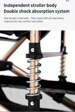 Luxe Kinderwagen 3 In 1 - Wandelwagen - Kinderwagen 3-in-1 Incl Autostoel - Kinderwagen Maxi Cosi – Buggy 3 In 1 - Newborn - Zwart/goud -Kinderwagen- En Accessoirewinkel 801x1200 33
