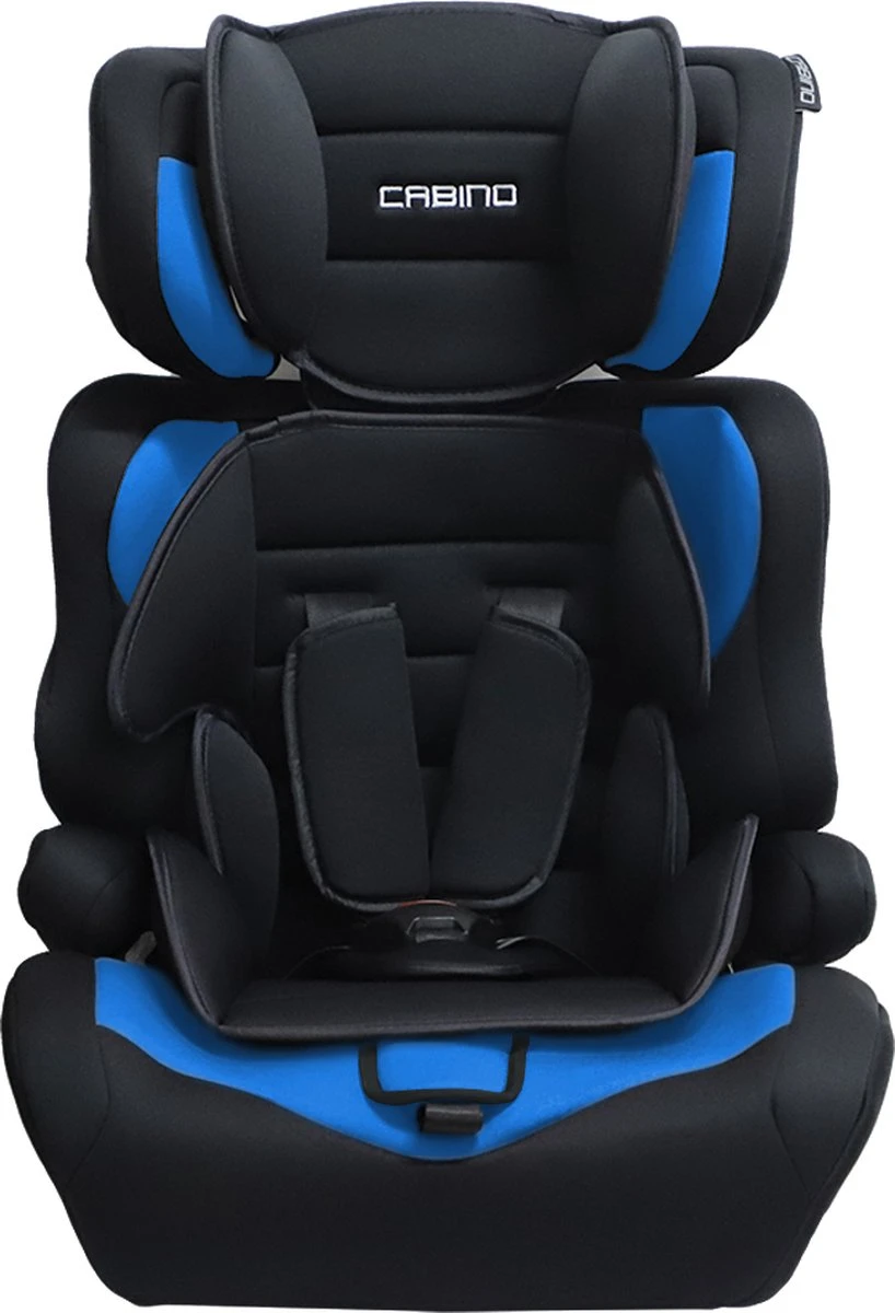 Cabino Autostoel Groep 1/2/3 (9-36kg) - Zwart-Blauw 8 Cabino Autostoel Groep 1/2/3 (9-36kg) - Zwart-Blauw - Afbeelding 6