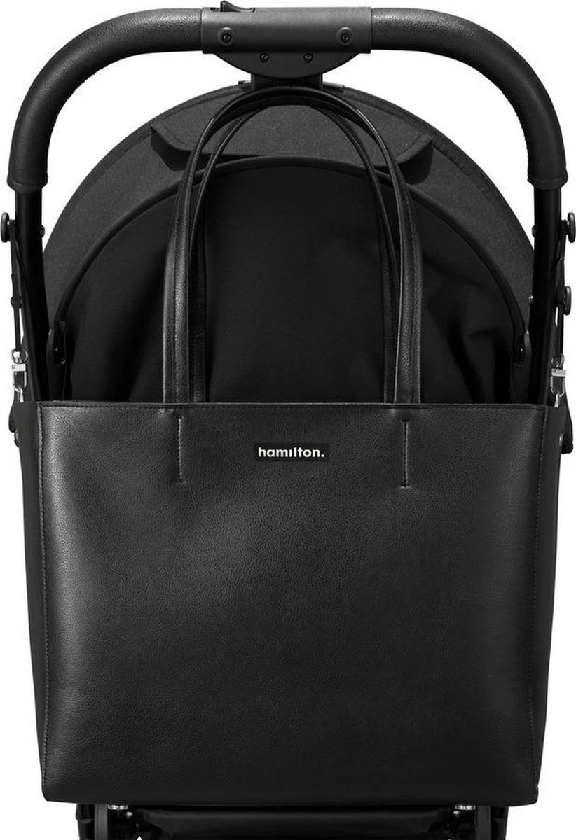 Hamilton Luiertas - Premium - Zwart - Geschikt Voor De Hamilton One Prime X1 En Hamilton One Sport R1 4 Hamilton Luiertas - Premium - Zwart - Geschikt Voor De Hamilton One Prime X1 En Hamilton One Sport R1 - Afbeelding 2