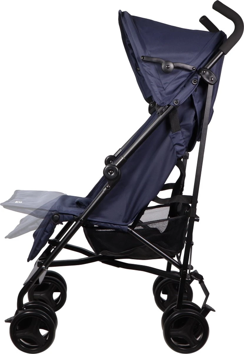 Ding GoGo Buggy - Blauw - Multi Standen Buggy - Incl. Boodschappenmandje En Zonnekap 12 Ding GoGo Buggy - Blauw - Multi Standen Buggy - Incl. Boodschappenmandje En Zonnekap - Afbeelding 10