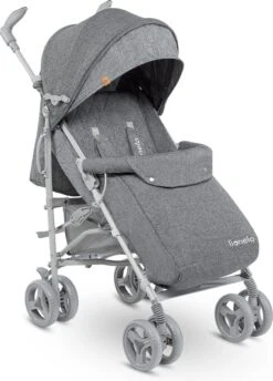 Lionelo Irma - Buggy - Wandelwagen- Lichte 7kg - Tot 15 Kg - Geveerde Wielen - 360° - Tot 5 Jaar - Opbergmand - Verstelbare Handgreep - Snel Inklapsysteem - Compact Formaat -Kinderwagen- En Accessoirewinkel 861x1200 2
