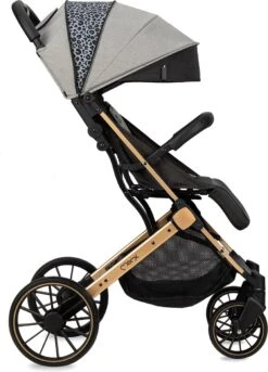 MoMi Wandelwagen - Compacte Lichtgewicht Buggy - Estelle Dakar Met XXL Wielen & Zonnekap - Leopard - Grijs-Goud (geschikt Van 6mnd - 22kg) -Kinderwagen- En Accessoirewinkel 863x1200 3