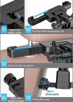 Multifunctionele Auto Tafel Voor Laptop Achterbank Snacks Fast Food Eetbak Drinken Computer Stoel Eettafel Beker Hoofdsteun Houder Klaptafel Stand Voor Telefoon & Tablet IPad -Kinderwagen- En Accessoirewinkel 864x1200 1
