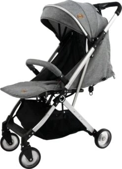 Ding Vivo Wandelwagen - Grijs/Zilver - Inklapbare Buggy - Inclusief Boodschappenmandje En Zonnekap -Kinderwagen- En Accessoirewinkel 869x1200 3