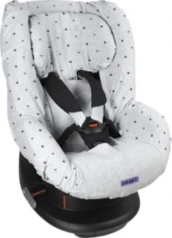 Dooky Seat Cover Groep 1 Autostoel Hoes Light Grey Crowns -Kinderwagen- En Accessoirewinkel 870x1200 4