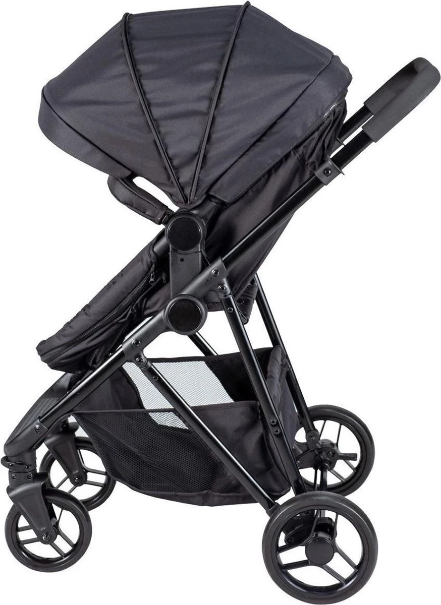 Bebies First Combi 3 In 1 Kinderwagen Optima- Zwart - Inc. Reiswieg, Zitting & Autostoel 7 Bebies First Combi 3 In 1 Kinderwagen Optima- Zwart - Inc. Reiswieg, Zitting & Autostoel - Afbeelding 5