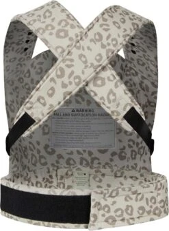 ROOKIE Baby Premium Draagzak- Design Buikdrager - Comfortabel En Ergonomisch - Pasgeboren Babydrager - Peuterdrager - Biologisch Katoen - Super Zacht - Unisex: Voor Mama En Papa (Leoprint Beige) -Kinderwagen- En Accessoirewinkel 881x1200 4