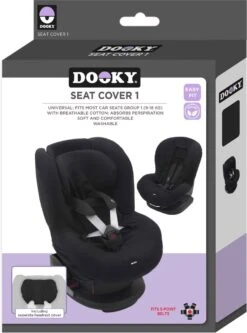 Dooky Seat Cover Groep 1 Autostoel Hoes Black Uni -Kinderwagen- En Accessoirewinkel 890x1200 3