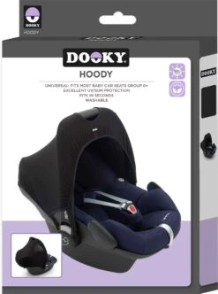 Dooky Hoody Autostoel Zonnekap - UV Werend - Black -Kinderwagen- En Accessoirewinkel 893x1200 4