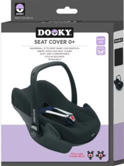 Dooky Seat Cover 0+ Autostoel Hoes Zwart Uni -Kinderwagen- En Accessoirewinkel 893x1200 7