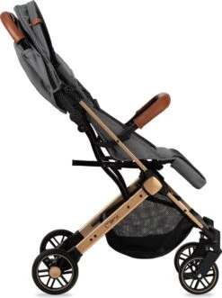 MoMi Wandelwagen - Compacte Lichtgewicht Buggy - Estelle - Gray-Gold (geschikt Van 6mnd - 15kg) -Kinderwagen- En Accessoirewinkel 895x1200 7