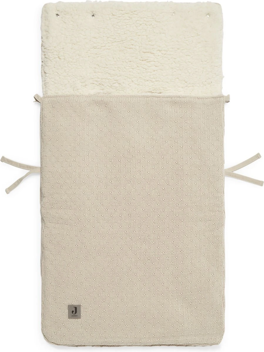 Jollein Voetenzak Voor Autostoel & Kinderwagen - Bliss Knit - Nougat 6 Jollein Voetenzak Voor Autostoel & Kinderwagen - Bliss Knit - Nougat - Afbeelding 4