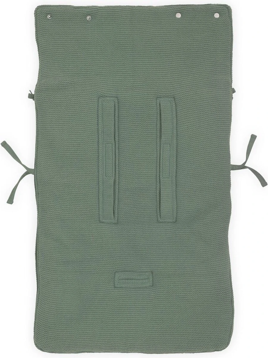 Jollein Voetenzak Voor Autostoel & Kinderwagen - Basic Knit - Forest Green 14 Jollein Voetenzak Voor Autostoel & Kinderwagen - Basic Knit - Forest Green - Afbeelding 12