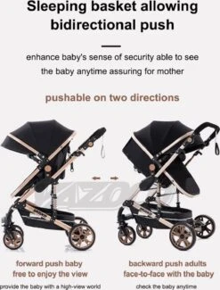 Merkloos Luxe Multi-functionele 3 In 1 Wandelwagen - Babywagen - Kwalitatieve Buggy - Opklapbare Kinderwagen - Licht En Flexibel -Kinderwagen- En Accessoirewinkel 913x1200 7