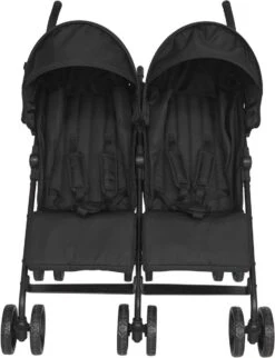 Prénatal Duo Buggy - Tweeling Buggy Inclusief Regenhoes - Verstelbare Kinderwagen - Inklapbare Wandelwagen - Plooibuggy - Zwart -Kinderwagen- En Accessoirewinkel 920x1200 2