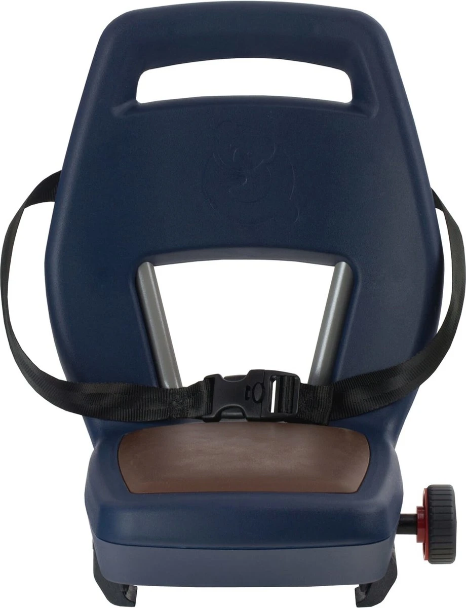 Qibbel 6+ Junior Fietsstoeltje Achter - Blauw Met Bruin Kussentje 6 Qibbel 6+ Junior Fietsstoeltje Achter - Blauw Met Bruin Kussentje - Afbeelding 4