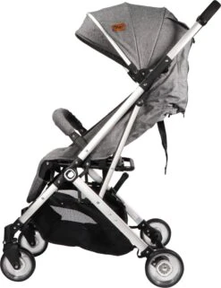 Ding Vivo Wandelwagen - Grijs/Zilver - Inklapbare Buggy - Inclusief Boodschappenmandje En Zonnekap -Kinderwagen- En Accessoirewinkel 924x1200 3