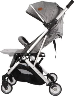 Ding Vivo Wandelwagen - Grijs/Zilver - Inklapbare Buggy - Inclusief Boodschappenmandje En Zonnekap -Kinderwagen- En Accessoirewinkel 933x1200 2