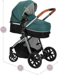 MoMi Kinderwagen - Compacte 2 In 1 Combiwagen - Limuru - Groen (geschikt Van 0-3 Jaar) -Kinderwagen- En Accessoirewinkel 939x1200 10