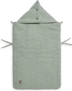 Jollein Voetenzak Voor Autostoel & Kinderwagen - River Knit - Ash Green -Kinderwagen- En Accessoirewinkel 952x1200 3