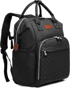 Miss Lulu Luiertas Rugzak - Inclusief Buggy En Kinderwagen Haken - Zwart (E6705 BK) -Kinderwagen- En Accessoirewinkel 964x1200 3