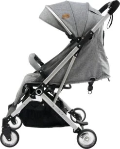 Ding Vivo Wandelwagen - Grijs/Zilver - Inklapbare Buggy - Inclusief Boodschappenmandje En Zonnekap -Kinderwagen- En Accessoirewinkel 972x1200 4